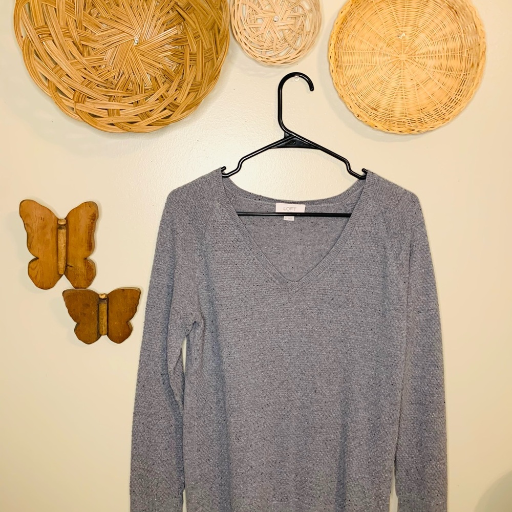 Gray Sweater from The Loft